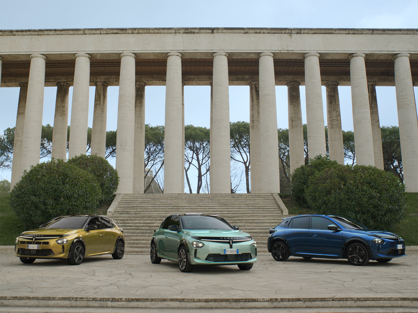 Tre colori di Nuova Lancia Ypsilon