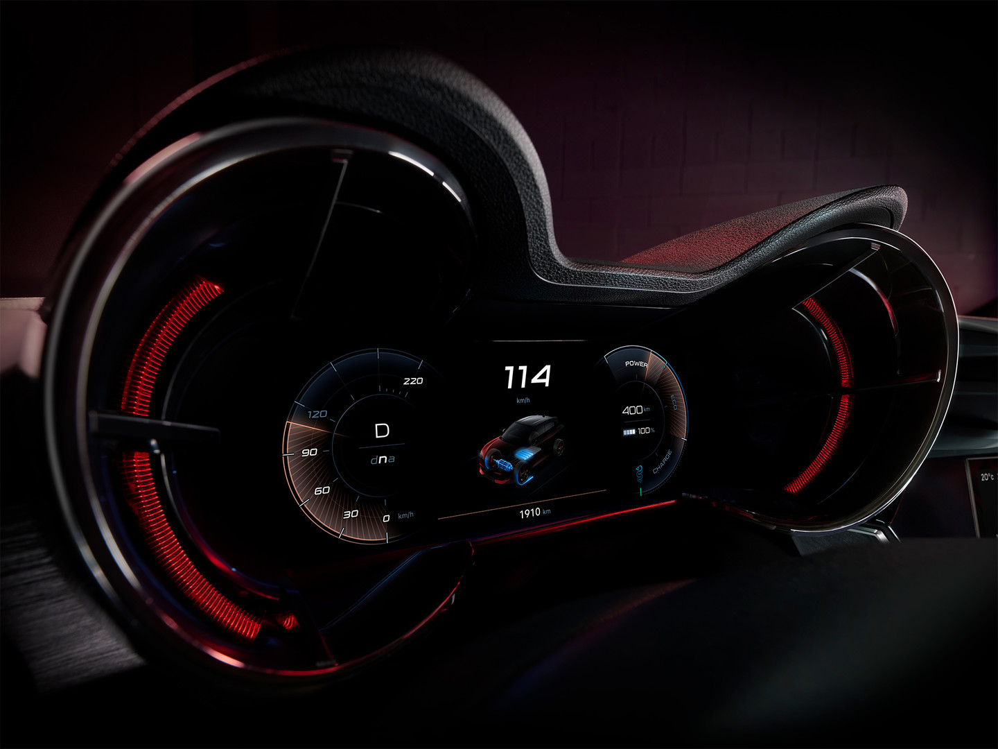 Nuova strumentazione digitale di Alfa ROmeo Junior