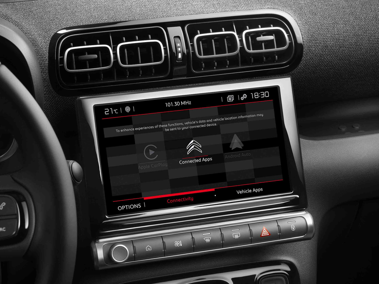 Nuovo touchpad 9'' del SUV C3 Aircross